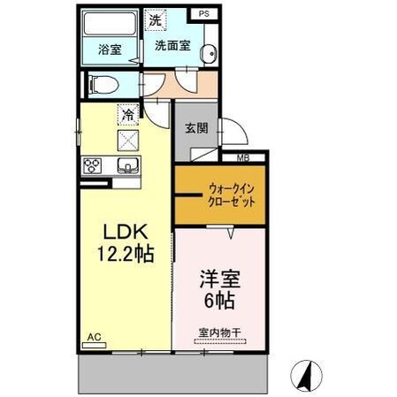 イヤースプリング中央の物件間取画像